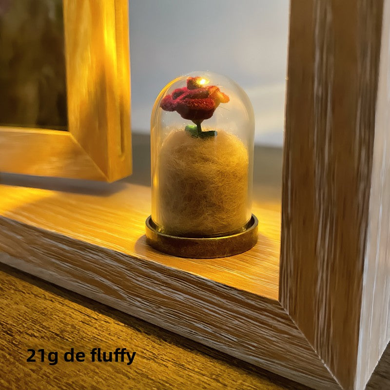 Pet memorial photo frame